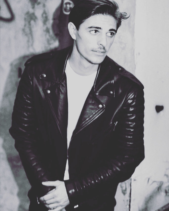 Leather jacket | man