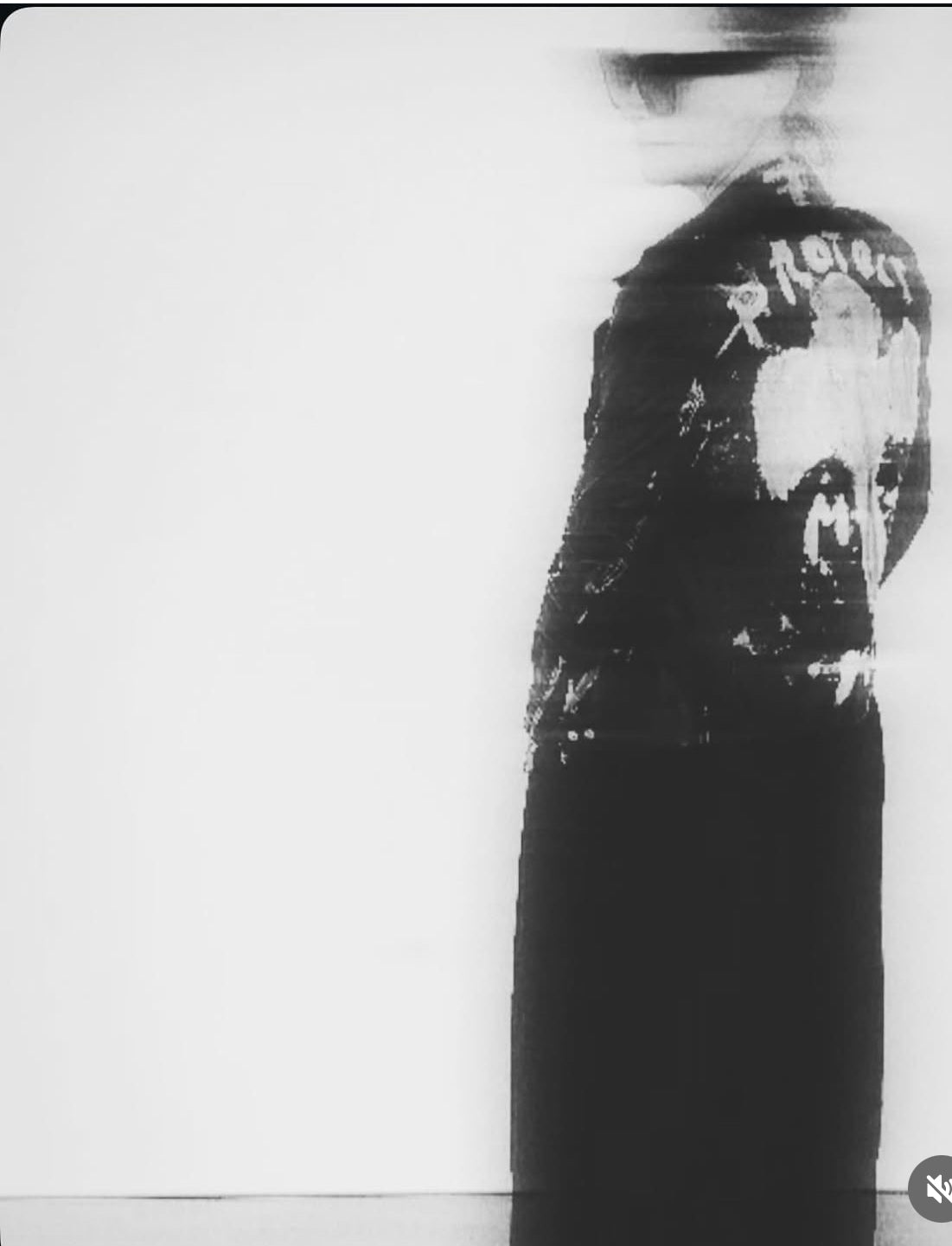 Handpainted unique leather biker