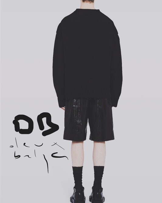Wool Black sweater